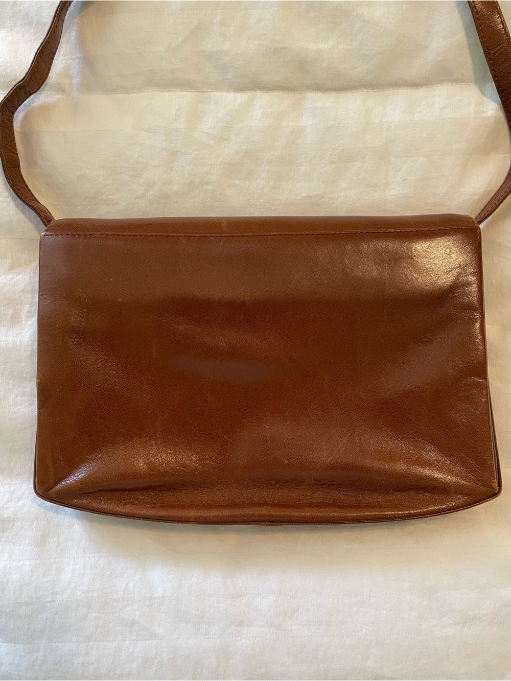 RARE Vintage Bally Leather Flap Crossbody/Shoulder Bag - Picture 11 of 12
